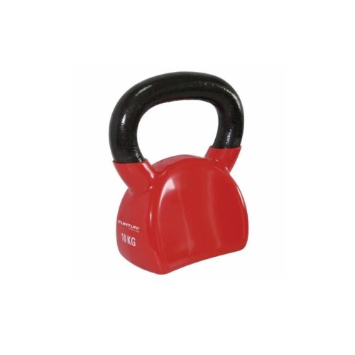 Sangpomm-TUNTURI-Vinyl-Kettlebell-10kg-punane-1 Sangpomm TUNTURI Vinyl Kettlebell 10kg, punane