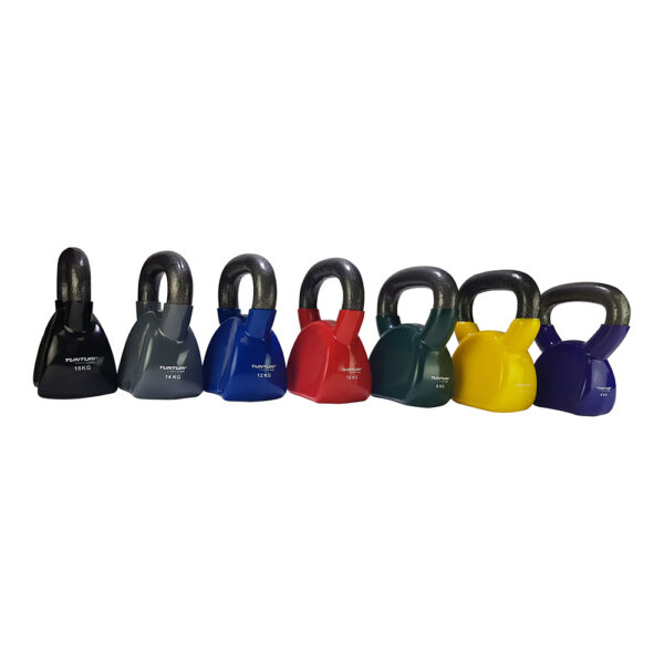 Sangpomm TUNTURI Vinyl Kettlebell 14kg, hall
