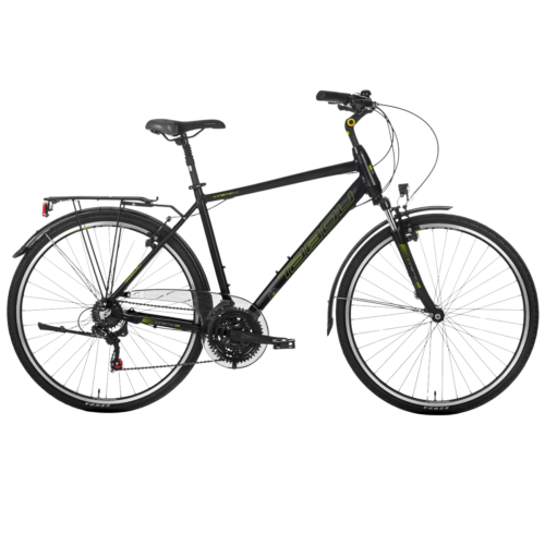 Meeste jalgratas TABOU KINETIC 1.0, 28" must-roheline (L)