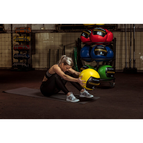 Topispall-Tunturi-Wall-Ball-10-kg-roheline6-1-2 Topispall Tunturi Wall Ball 10 kg, roheline