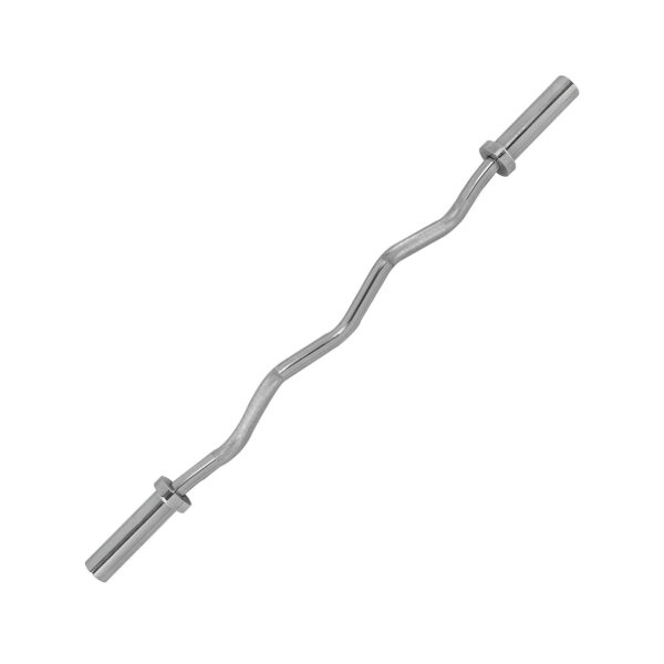 Tõstekang TUNTURI Olympic Curlbar Chrome, 50 mm, 120cm, SpringCol