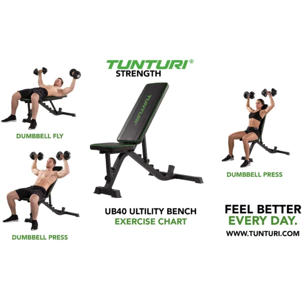 Tõstepink TUNTURI UB40 Utility Bench