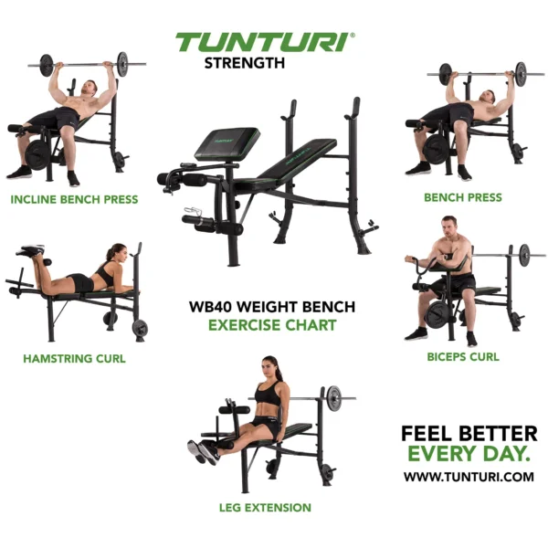 Tostepink-TUNTURI-WB40-Compact-Width-Weight-Bench-4 Tõstepink TUNTURI WB40 Compact Width Weight Bench