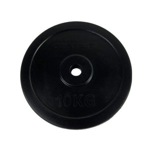 Tunturi-Rubber-Plates-10kg Raskusketas TUNTURI Rubber Plate, 30 mm, 10 kg