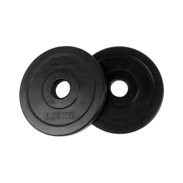 Raskuskettad TUNTURI Rubber Plates, 30 mm, 1,25 kg (paar)