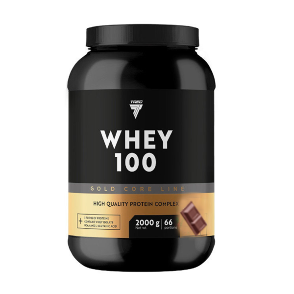 Valgupulber-TREC-GOLD-CORE-LINE-WHEY-100-CHOCOLATE-2000g Valgupulber TREC GOLD CORE LINE WHEY 100 CHOCOLATE 2000g