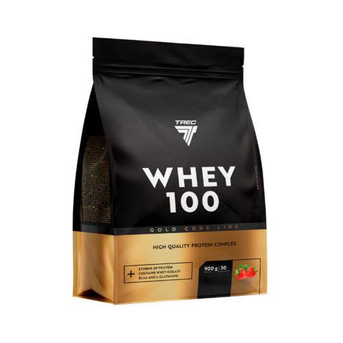 Valgupulber-TREC-GOLD-CORE-WHEY-100-STRAWBERRY-900g Valgupulber TREC GOLD CORE WHEY 100 STRAWBERRY 900g