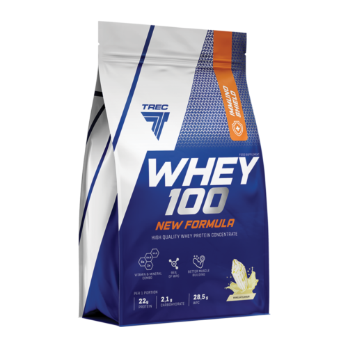 Valgupulber TREC WHEY 100 NEW FORMULA CREAMY-VANILLA 700g