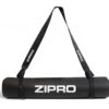 Võimlemismatt joogapaelaga ZIPRO Training Mat with Yoga Strap, must