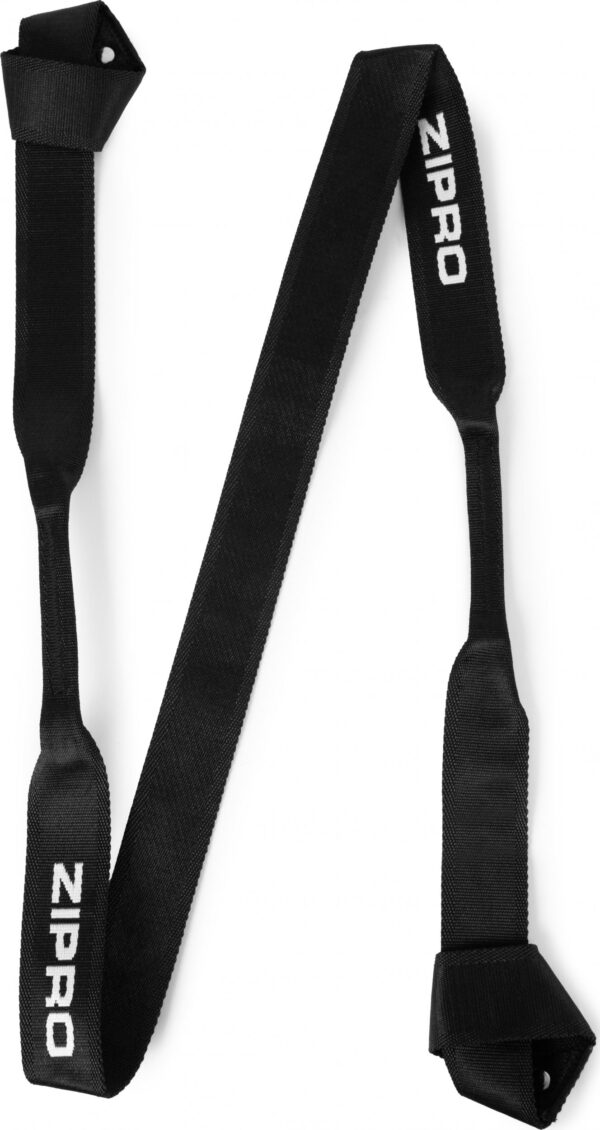 Võimlemismatt joogapaelaga ZIPRO Training Mat with Yoga Strap, must