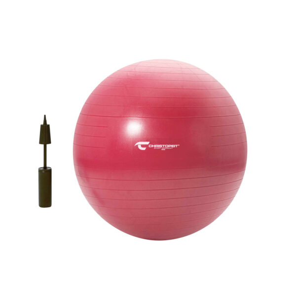 Voimlemispall-CHRISTOPEIT-65-cm-roosa-1 Võimlemispall CHRISTOPEIT 65 cm, roosa