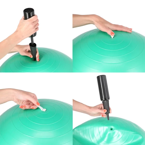 Võimlemispall HMS YB01N Gym Ball 65 cm, roosa