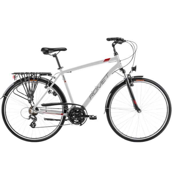 arkus_romet_wagant_2022_greyred Jalgratas ROMET Wagant, hall-punane (L)