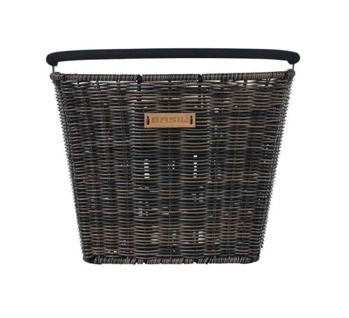 Jalgratta esikorv Basil Bremen Rattan Look KF, eemaldatav