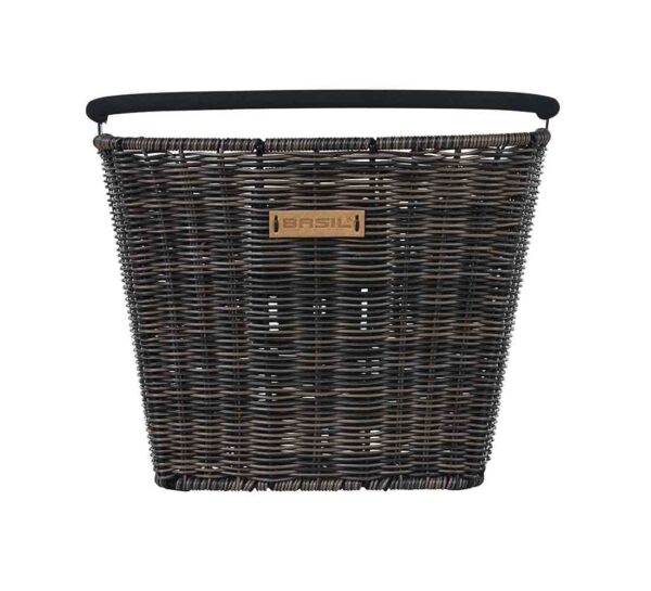 Jalgratta esikorv Basil Bremen Rattan Look KF, eemaldatav