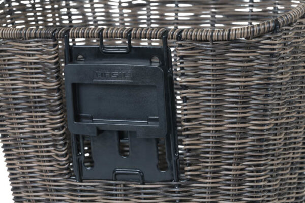 Jalgratta esikorv Basil Bremen Rattan Look KF, eemaldatav