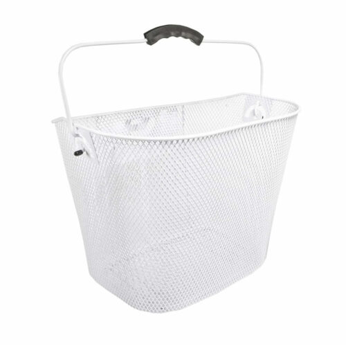 jalgrattakorv-valge Jalgratta esikorv Burghardt, lenksukinnitusega, eemaldatav