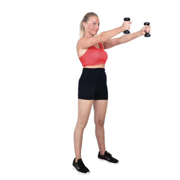 joutreening-1-3 Hantlid CHRISTOPEIT 2 x 5 kg, mustad