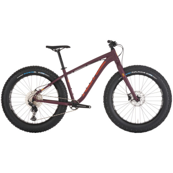 Fatbike jalgratas Kona Wo, Matte Plum (M)