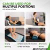 Akupunktuurimatt ja -padi TUNTURI Acupressure Mat And Pillow, Petrol Blue