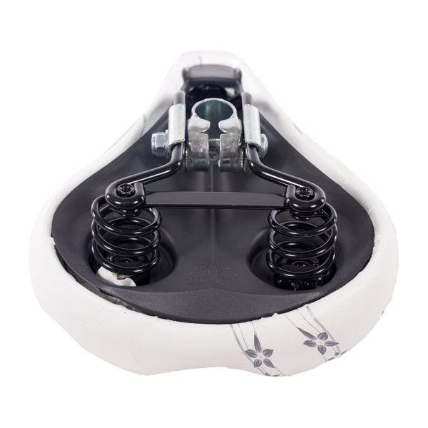 Sadul SELLE MONTE GRAPPA Happy Flowers, valge-hõbe