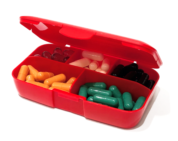 Tabletikarp TREC BOX FOR TABLETS -  RED - STRONGER TOGETHER