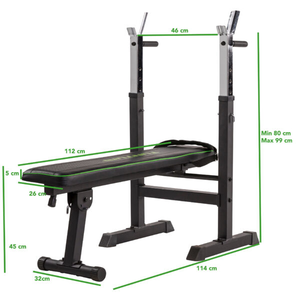 treeningpink-tunturi-weight-bench-wb20-2 Treeningpink Tunturi WB20 Basic Weight Bench