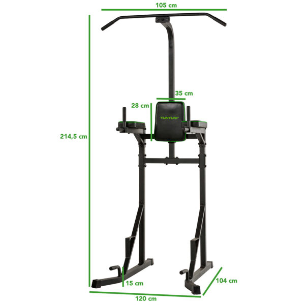 treeningstend-tunturi-power-tower-pt20-3 Treeningstend Tunturi PT20 Power Tower