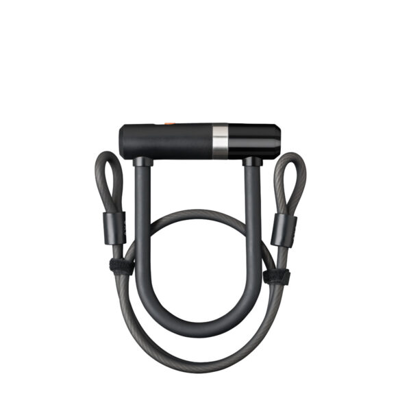 U-lukk AXA Newton Mini+Cable 100*8, terastrossiga