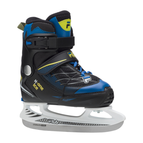 Laste hokiuisud FILA X-One Ice Blue/Lime (L)