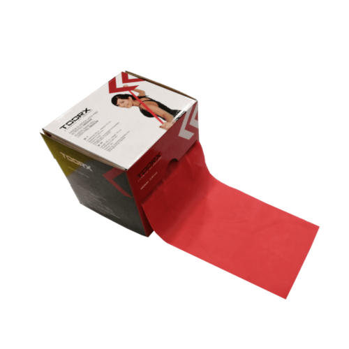 Võimlemiskumm TOORX Elastic Band, medium, 25 m, punane