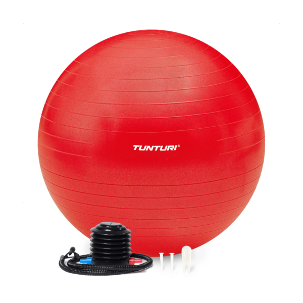voimlemispall_Tunturi_Gymball_75cm-punane-1 Võimlemispall TUNTURI Gymball 75cm, Anti-Burst, Red