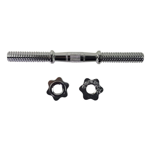 Hantlikang TUNTURI Banana-shaped Chrome bar, 38cm