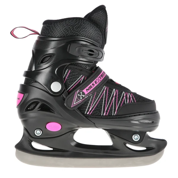 2in1_NilsExtreme_NH11912A-BlackPink-11 2in1 (rull)uisud NILS EXTREME NH11912A In-line Skates/Hockey Ice Skates, S (31-34), Black/Pink