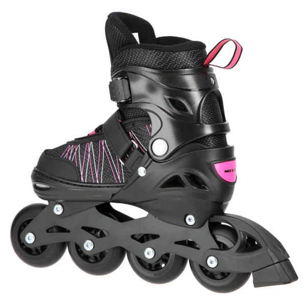 2in1_NilsExtreme_NH11912A-BlackPink-4 2in1 (rull)uisud NILS EXTREME NH11912A In-line Skates/Hockey Ice Skates, S (31-34), Black/Pink
