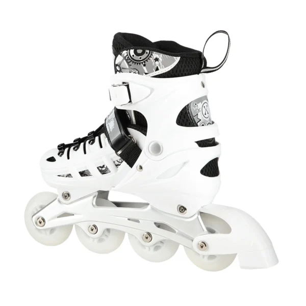 4in1_NilsExtreme_NH10905-WhiteBlack-4-1 4in1 (rull)uisud NILS EXTREME NH10905 LED In-line Skates/Hockey Ice Skates, M (35-38), White/Black