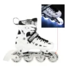 4in1_NilsExtreme_NH10905-WhiteBlack-7 4in1 (rull)uisud NILS EXTREME NH10905 LED In-line Skates/Hockey Ice Skates, S (31-34), White/Black