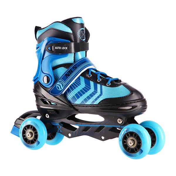 4in1_NilsExtreme_NH18192-mustsinine-4 4in1 (rull)uisud NILS EXTREME NH18192A In-line Skates/Hockey Ice Skates, must-sinine, L (39-43)