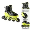 4in1_rulluisud_NilsExtreme_NH18192-BlackGreen-4 4in1 (rull)uisud NILS EXTREME NH18192 In-line Skates/Hockey Ice Skates, M (34-38), Black/Green