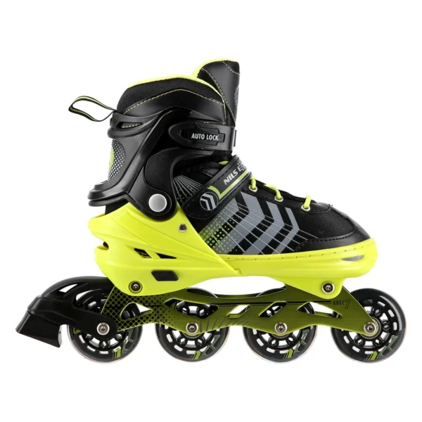 4in1_rulluisud_NilsExtreme_NH18192-BlackGreen-5 4in1 (rull)uisud NILS EXTREME NH18192 In-line Skates/Hockey Ice Skates, M (34-38), Black/Green