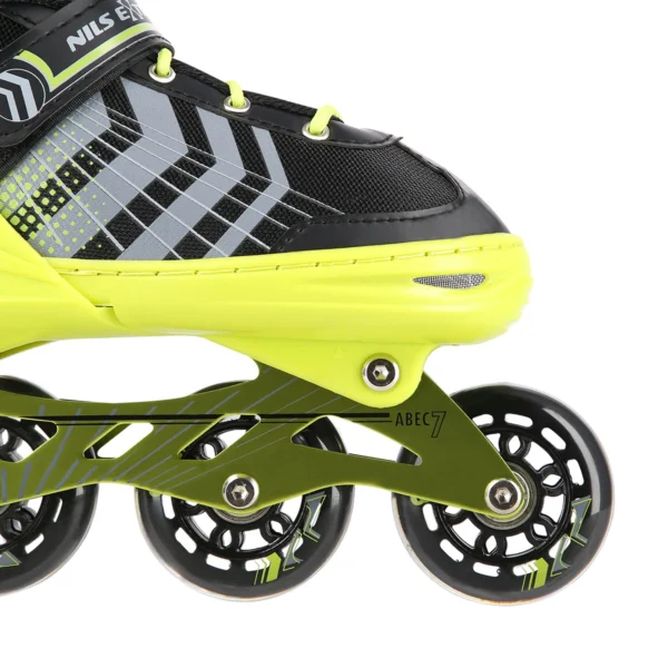 4in1_rulluisud_NilsExtreme_NH18192-BlackGreen-9 4in1 (rull)uisud NILS EXTREME NH18192 In-line Skates/Hockey Ice Skates, M (34-38), Black/Green