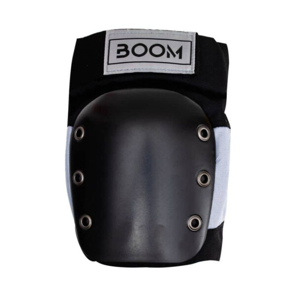 Boom-Solid-Knee-Pads-Black-Silver-L-1 Põlvekaitsmed Boom Solid Knee Pads Black/Silver L