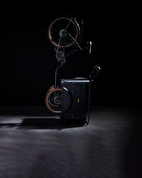 Elektriline kastiratas Keewee Bike, roheline