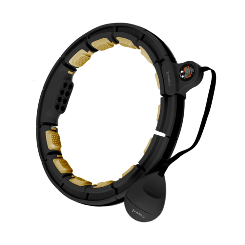 HMS_HHM13_mustkuldne Hularõngas magneti, raskuse ja lugejaga HMS HHM13, must-kuldne