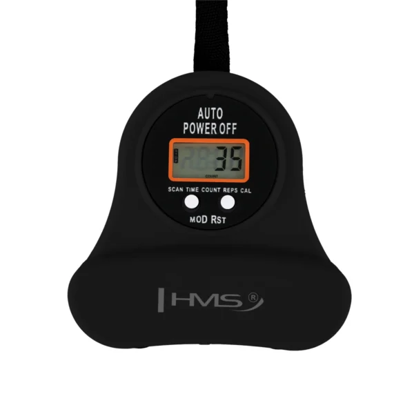 Hularõngas magneti, raskuse ja lugejaga HMS HHM13, must-kuldne