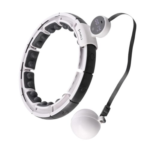 HMS_HHM16-mustvalge Hularõngas magneti, raskuse ja lugejaga HMS HHM16, must-valge