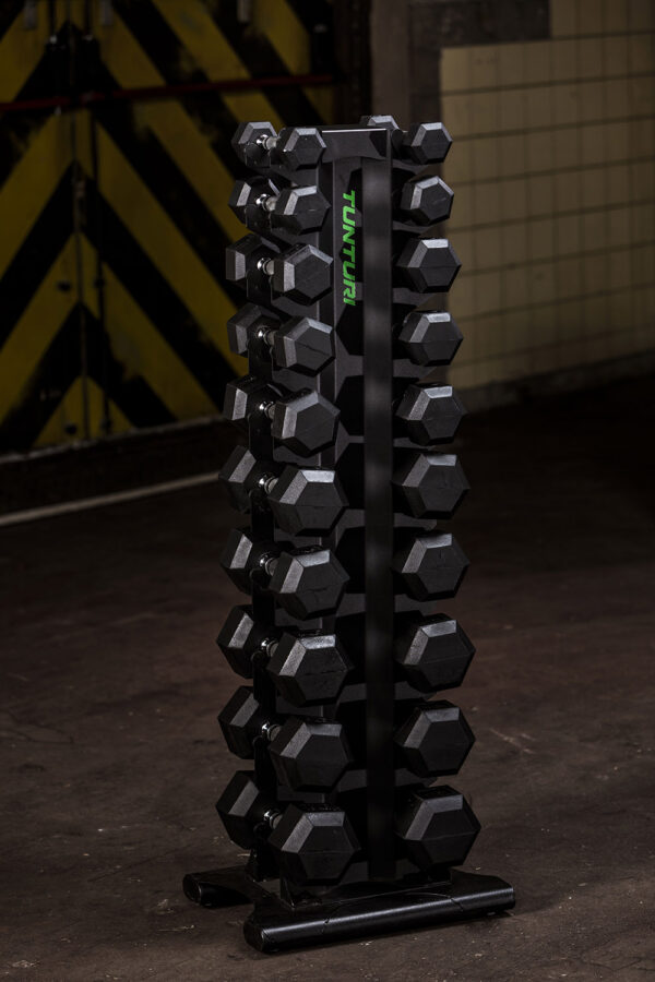 Tunturi sfeerbeelden crosstrainers 2018 Hantlite alus Tunturi Pro Dumbbell Tower