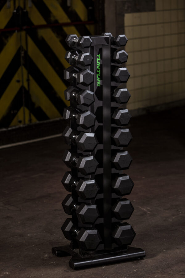 Tunturi sfeerbeelden crosstrainers 2018 Hantlite alus Tunturi Pro Dumbbell Tower