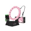 Hularõngas raskuse ja vööga HMS HHW11 Hula Hoop, roosa