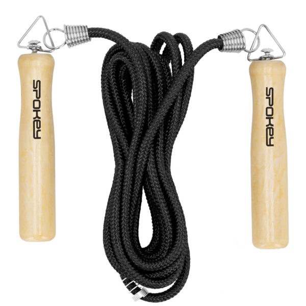 Hüppenöör SPOKEY Quick Jump III puidust käepidemetega